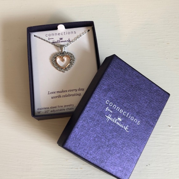 Hallmark Jewelry - Hallmark Connections Stainless Steel Necklace